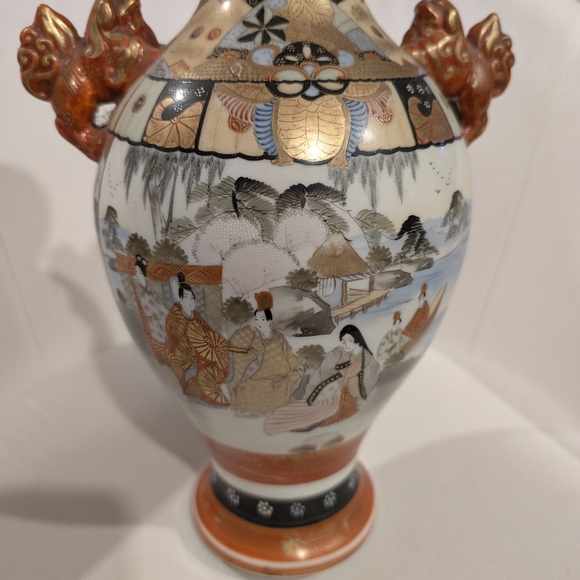Antique Asian Vase - Picture 3 of 5